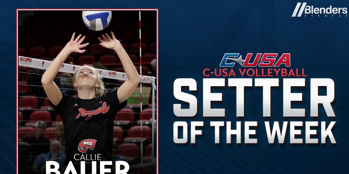 Callie Bauer earns third C-USA Setter of the Week Award