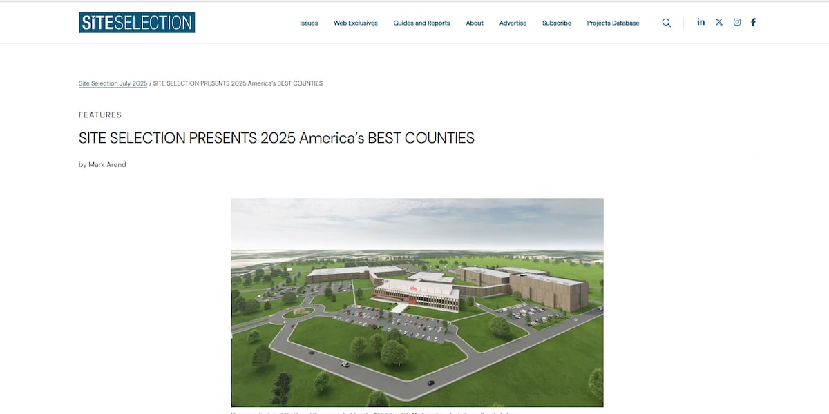 Kentucky leads America’s Best Counties Rankings with 4 counties in the Top 20