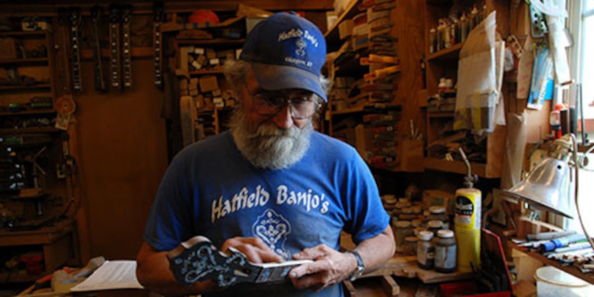 Arthur Hatfield, renowned Bluegrass banjo maker, dies