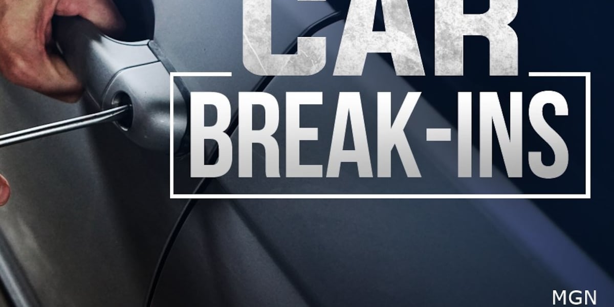 BGPD investigating massive car break-ins