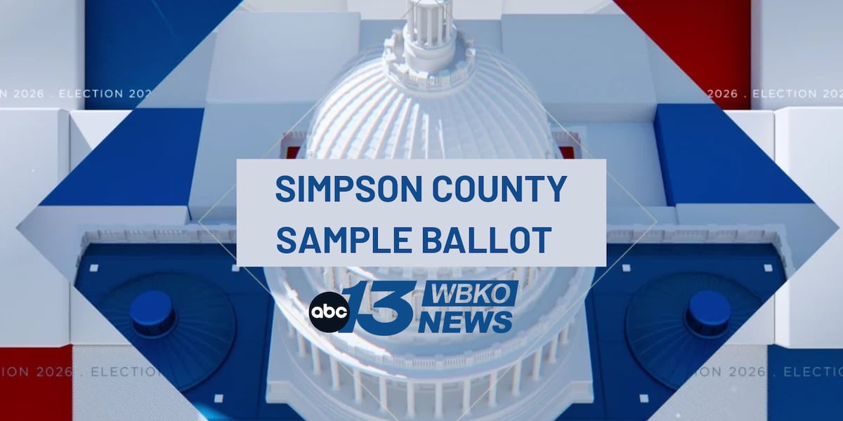 Telecast Examples What the sample ballot looks like for Simpson County, Kentucky