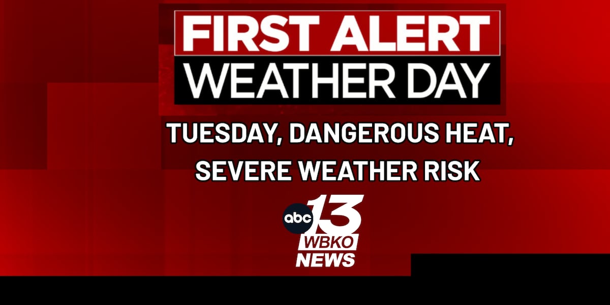ALERT DAY TUESDAY: Tracking possible severe weather