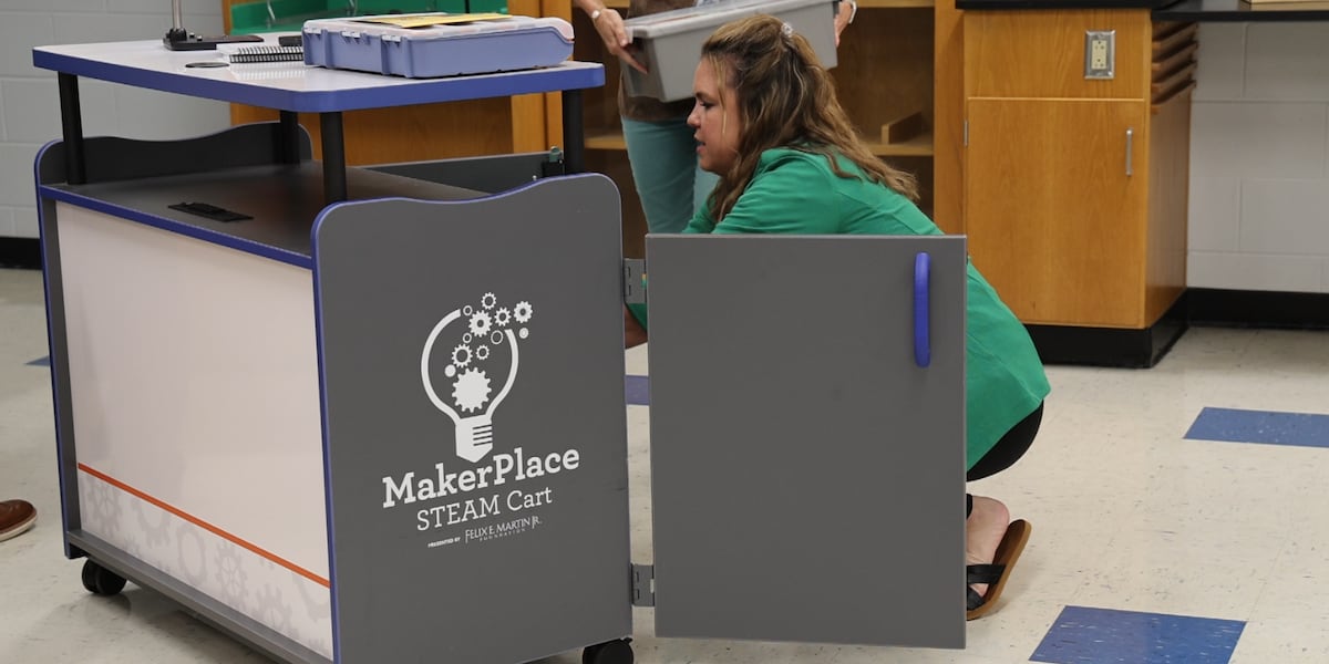 Steam Cart Example Makerplace STEAM Cart gives elementary students a new learning experience