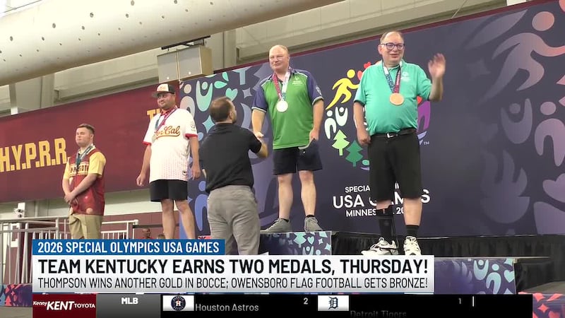 Kentucky special olympian medalists