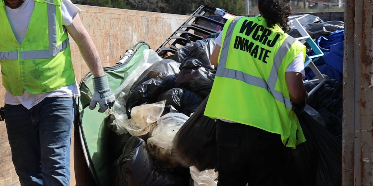 Clean Break Prison Program Jennings Creek cleanup led by jail inmates, Goodwill program