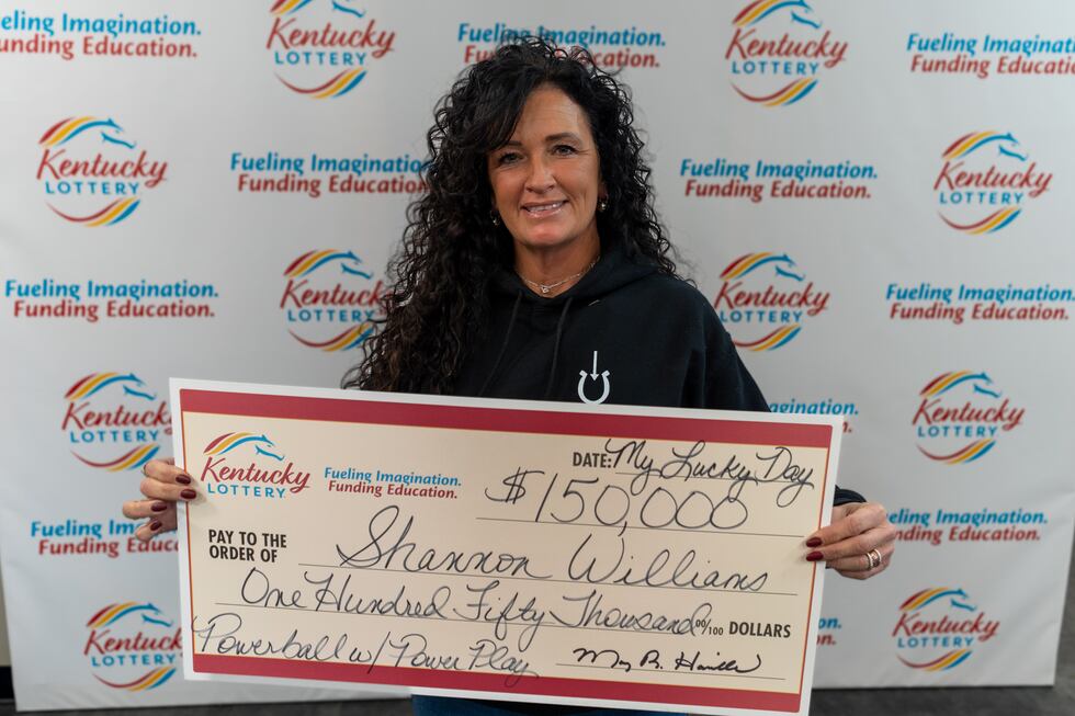 T5H3BFKTVZCDPCZAE4D6IQNFVU KY woman wins lottery jackpot on her deceased father’s birthday weekend