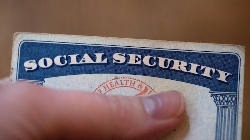 FILE - A Social Security card is displayed Oct. 12, 2021, in Tigard, Ore.