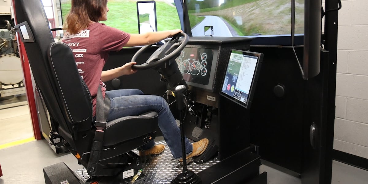 Barren County Area Technology Center unveils truck simulator for CDL training