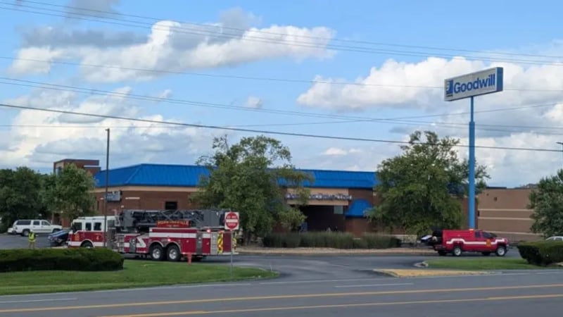 Why was a Hopkinsville Goodwill evacuated?