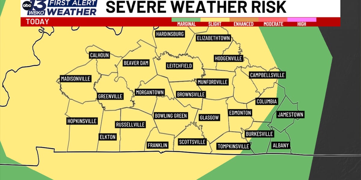 ALERT DAY: Heavy rain and storm risk continues