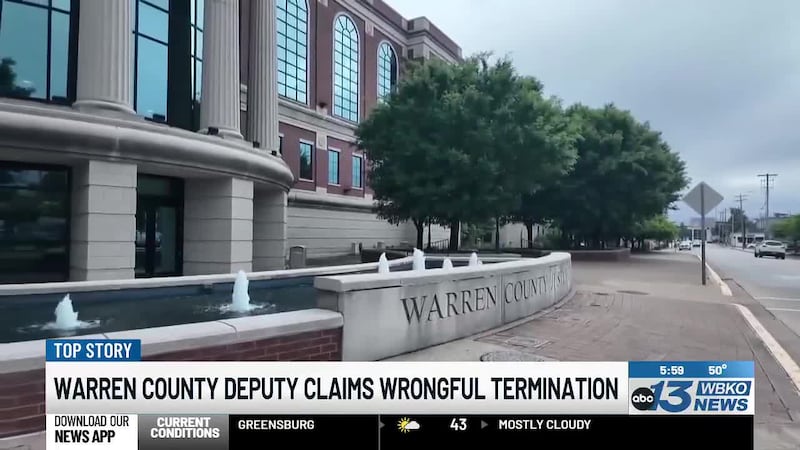 A former deputy claims that he was wrongful terminated by the Warren County Sheriff’s Office.