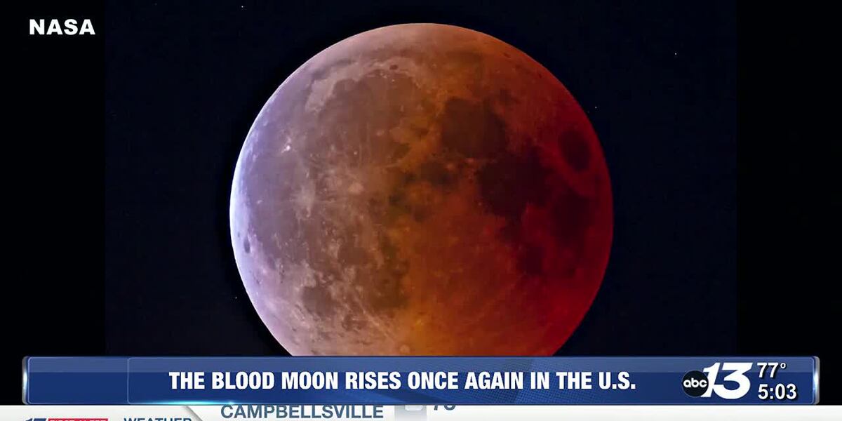 Blood Moon Rises Blood moon rises once again in the U.S.