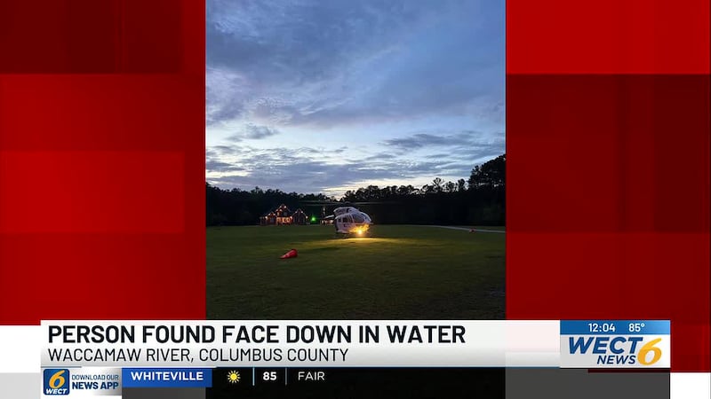 One person is in the hospital after being found unresponsive in a river in Nakina on Wednesday...