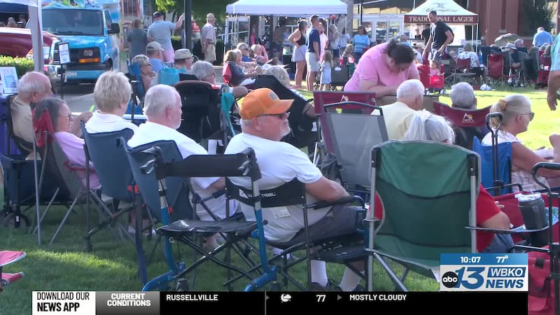 SKYPAC's Concerts in the Park series kicked off Friday in downtown Bowling Green