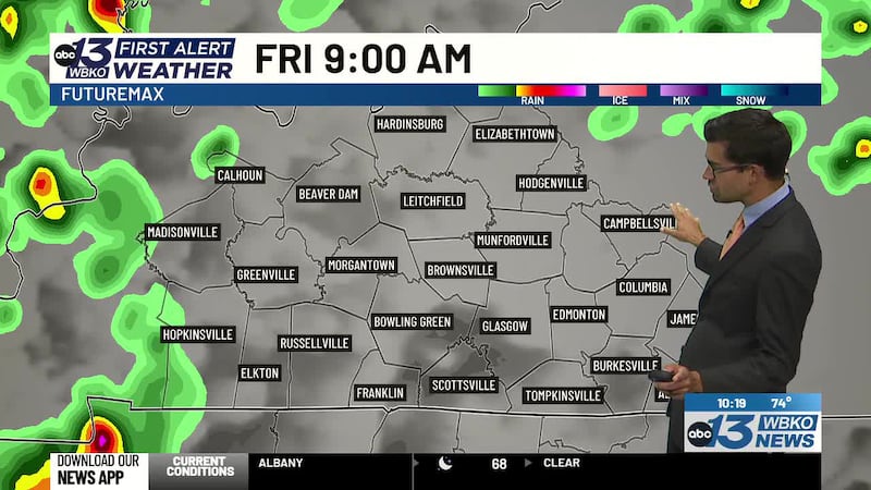 More rounds of rain are in the forecast over the next couple of days.