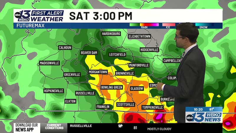 Rounds of locally heavy rainfall could lead to some flash flooding on Saturday. After the...