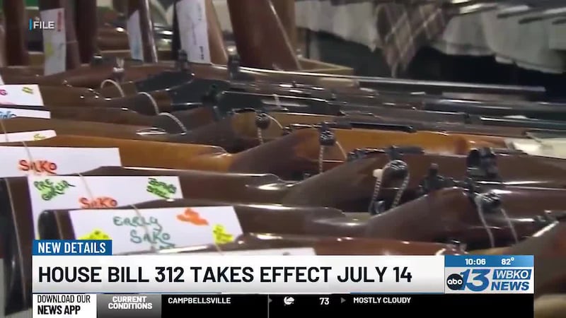 The legislature overrode his veto 28 to 9. House Bill 312 takes effect Tuesday
