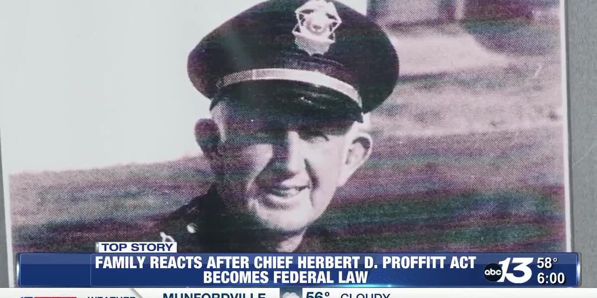 Fallen Chief Family reacts to federal law named after fallen police chief