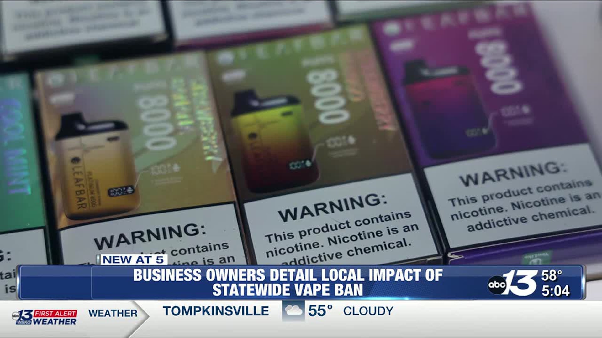 Bowling Green business owner details local impact of statewide vape ban Bowling Green business owner details local impact of statewide vape ban